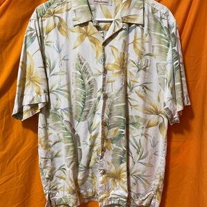 Tommy Bahama tropical print shirt
